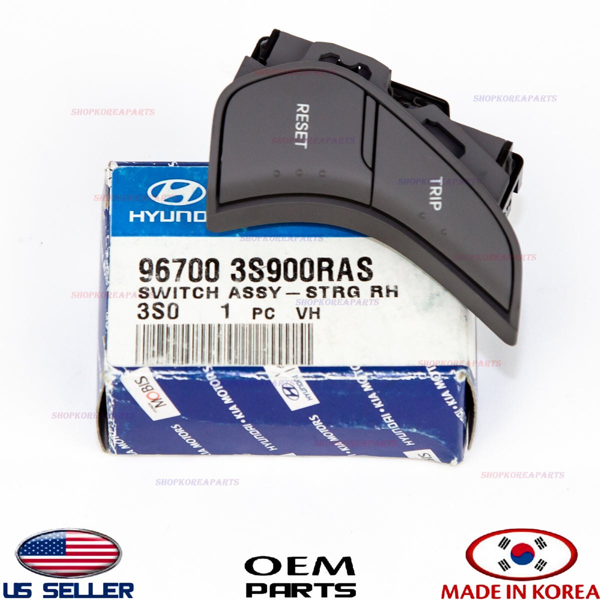 SWITCH ASSY STRG RIGHT GENUINE!!! FOR HYUNDAI SONATA 2011-2014 967003S900RAS