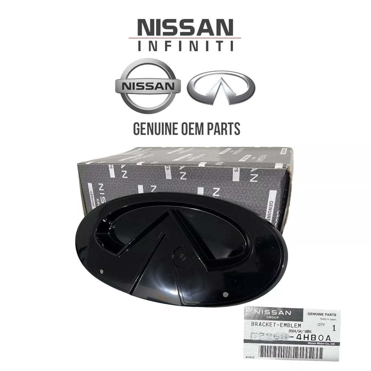 GENUINE Front Grille Emblem Bracket Base ⭐OEM⭐ INFINITI Q50 2014-2017 628664HB0A