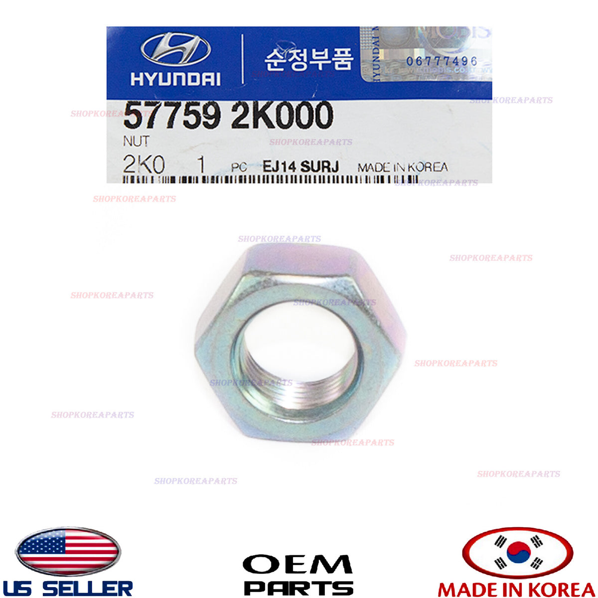 GENUINE Inner Tie Rod Adjust Nut ⭐OEM⭐ HYUNDAI KIA *See compatibility 577592K000