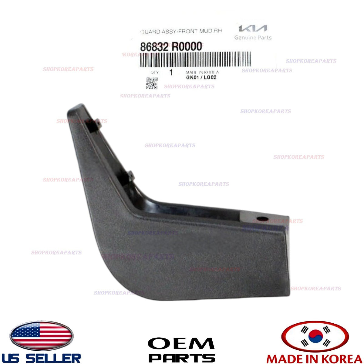GENUINE Front Right Passenger Side Splash Flap Mud Guard OEM 22-25 Kia Carnival