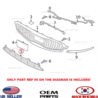 GENUINE Grille Front Bumper Center Lower ⭐OEM⭐ KIA CADENZA 2017-2019