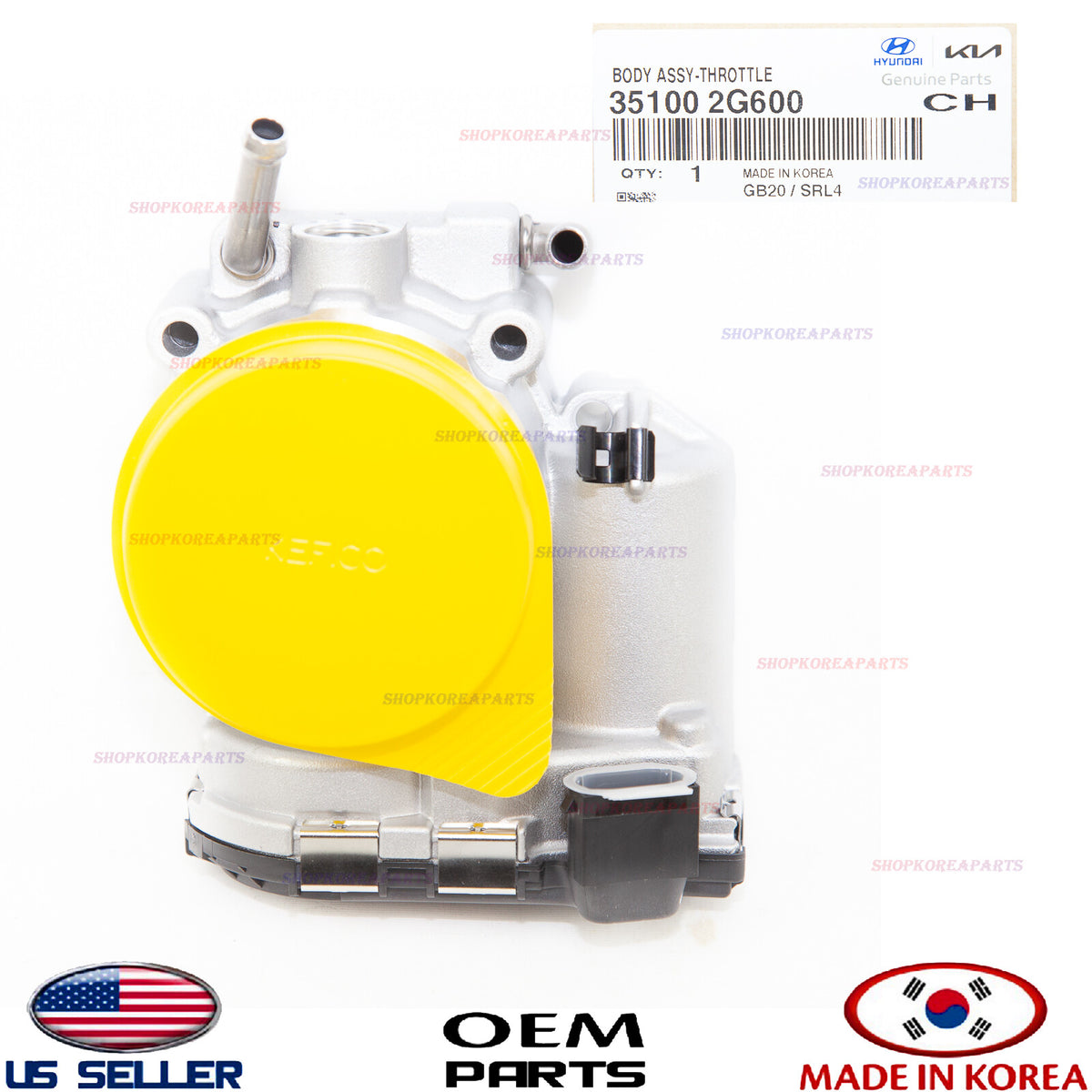 GENUINE OEM Throttle Body Assy 2.4L Hyundai Kia *See Compatibility 35100-2G600