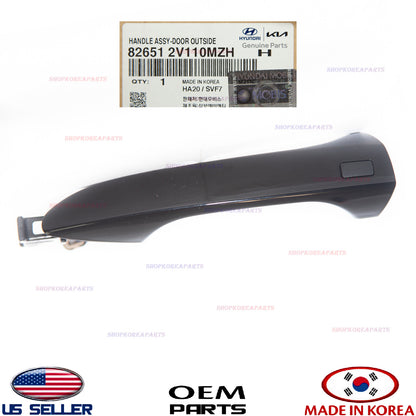 GENUINE Front Door Outside Handle LEFT Driver Side Black OEM⭐ VELOSTER 2012-2017