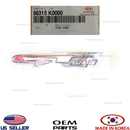 GENUINE Trunk Lid Emblem Liftgate Nameplate GT Line ⭐OEM⭐ KIA SOUL 2020-2024