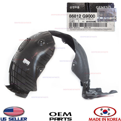 GENUINE Fender Liner Front RIGHT Passenger Side OEM GENESIS G70 2019-2021