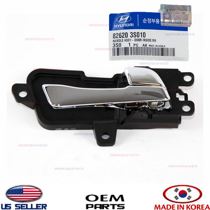 GENUINE Inside FRONT or REAR Door Handle Passenger Side Chrome OEM SONATA 11-14