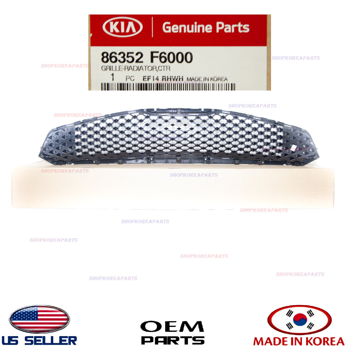 GENUINE Grille Front Bumper Center ⭐OEM⭐ KIA CADENZA 2017-2019 86352F6000
