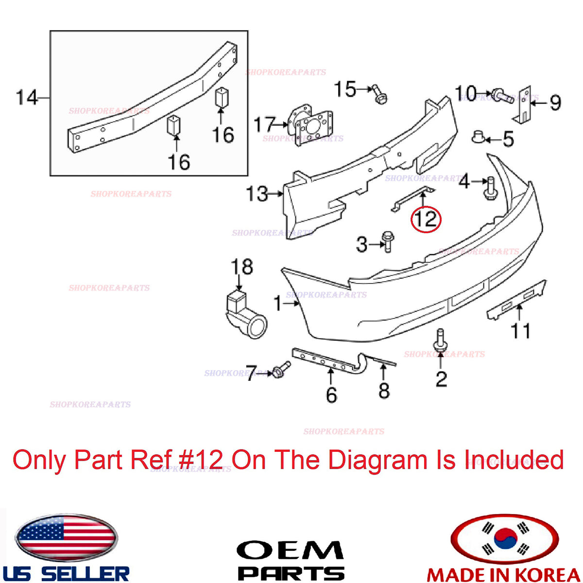 GENUINE Rear Bumper License Plate Lamp Bracket OEM⭐ INFINITI G37 Q60 2008-2016