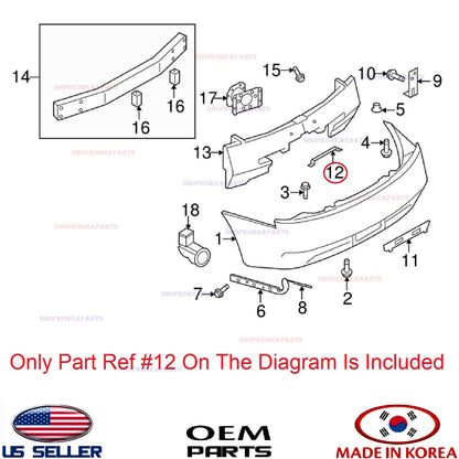 GENUINE Rear Bumper License Plate Lamp Bracket OEM⭐ INFINITI G37 Q60 2008-2016