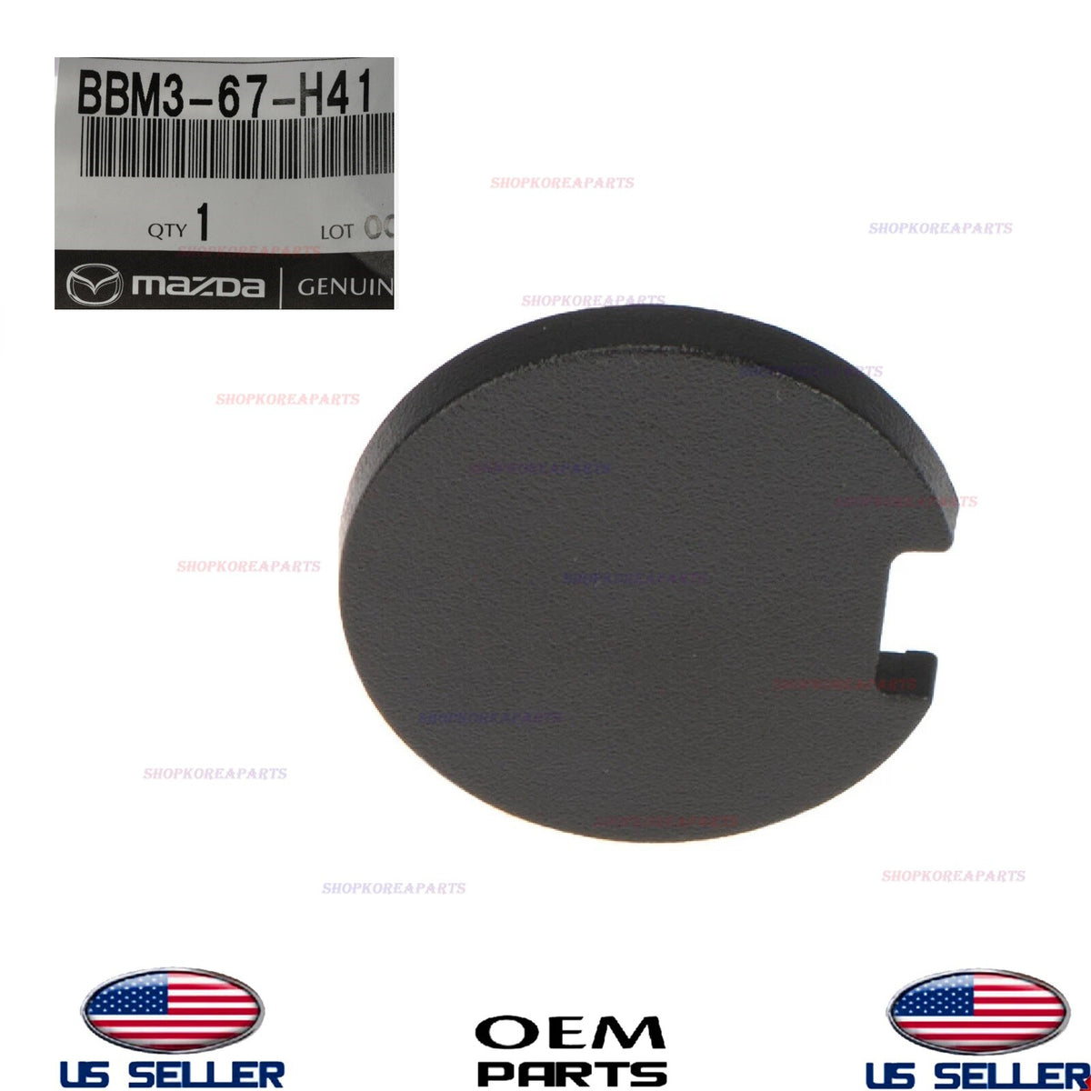 GENUINE Steering Column Ignition Lock Cylinder Cover 10-13 Mazda3 BBM3-67-H4
