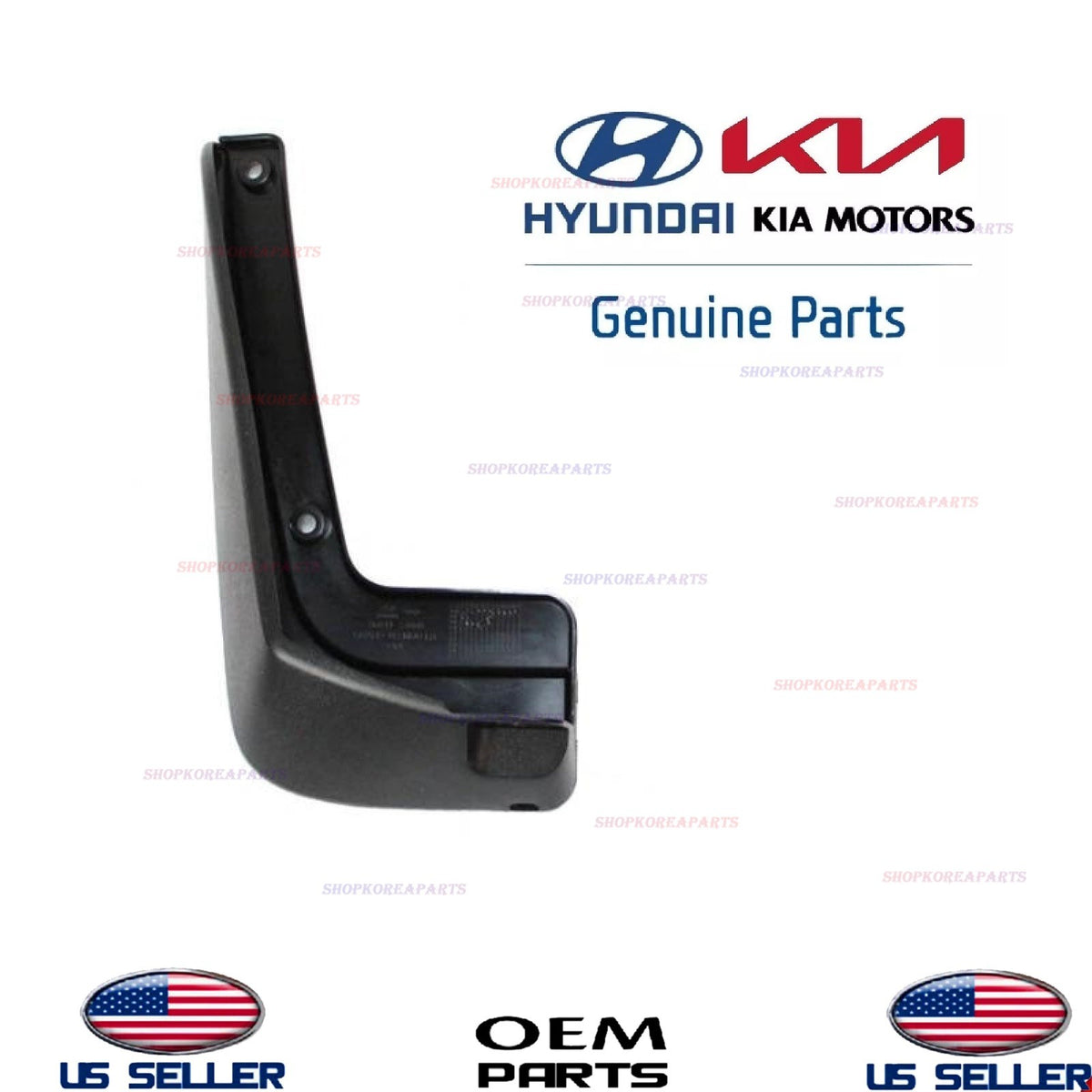 OEM Mud Guard Flaps Splash Shield Rear LEFT Driver 2019-2020 Hyundai Santa Fe