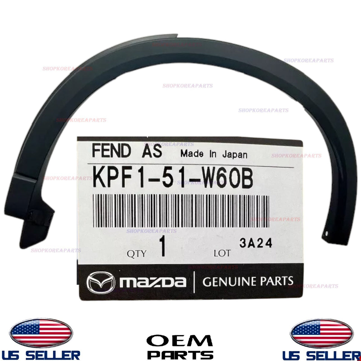 GENUINE OEM Rear LEFT Driver Side Wheel Opening Molding 2023-2025 Mazda CX-5