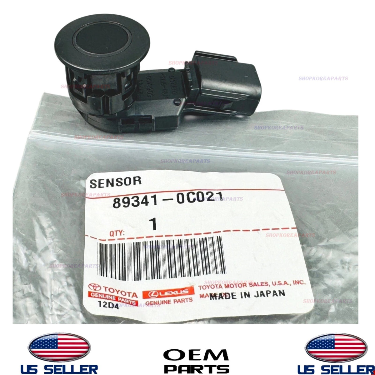 GENUINE Front Outer Left or Right Parking Aid Sensor 2014-2021 Toyota Tundra