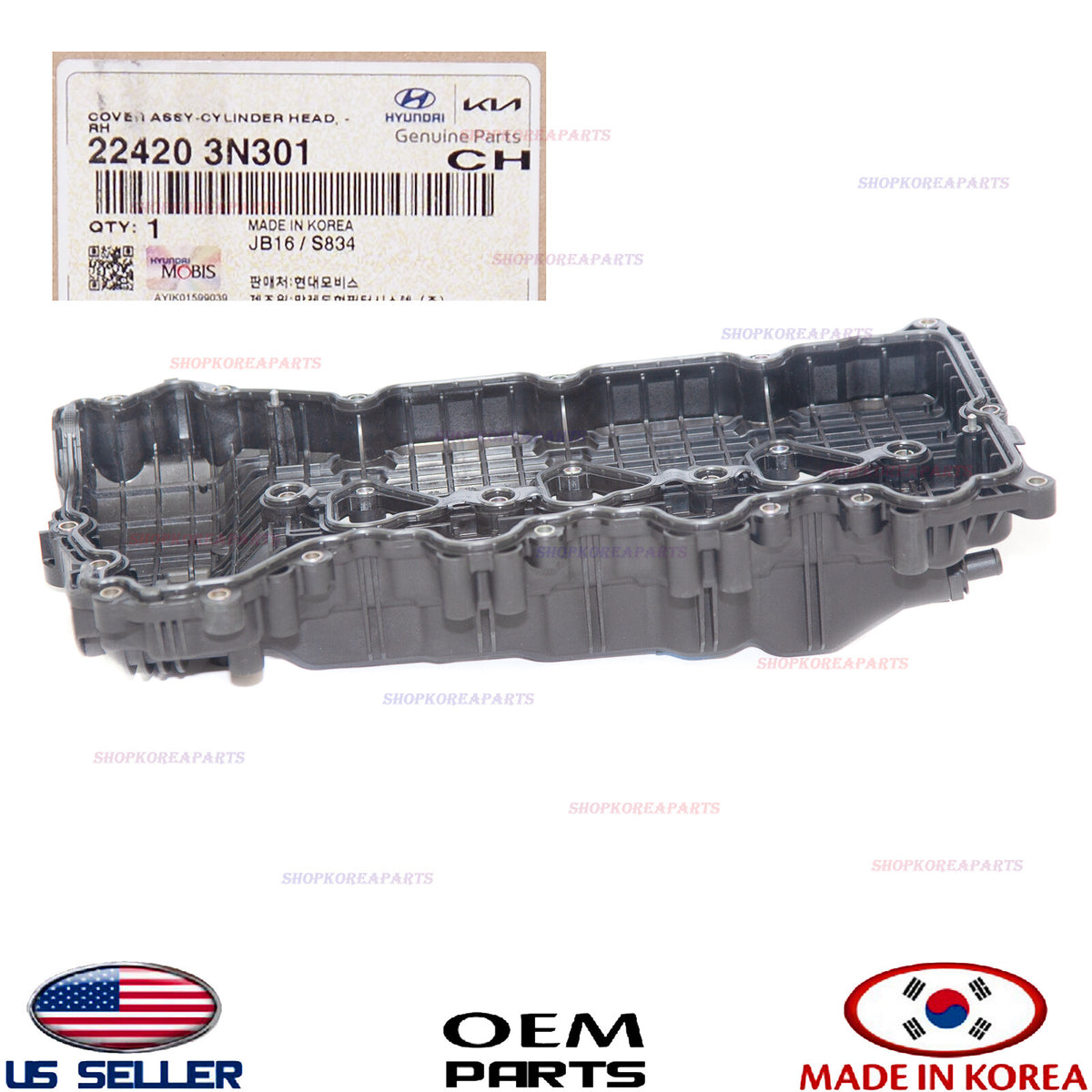 GENUINE Engine Cylinder Head Valve Cover RIGHT ⭐OEM Kia Carnival 3.5L V6 2022-26