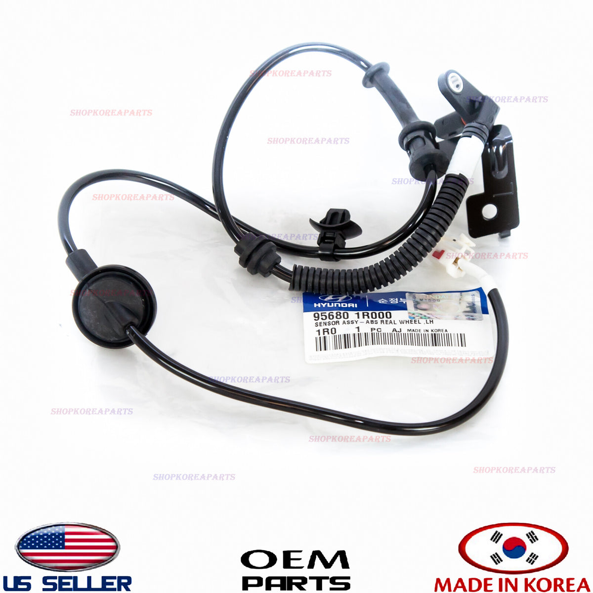 ABS WHEEL SPEED SENSOR REAR LEFT GENUINE! HYUNDAI ACCENT 2012-2014 956801R000