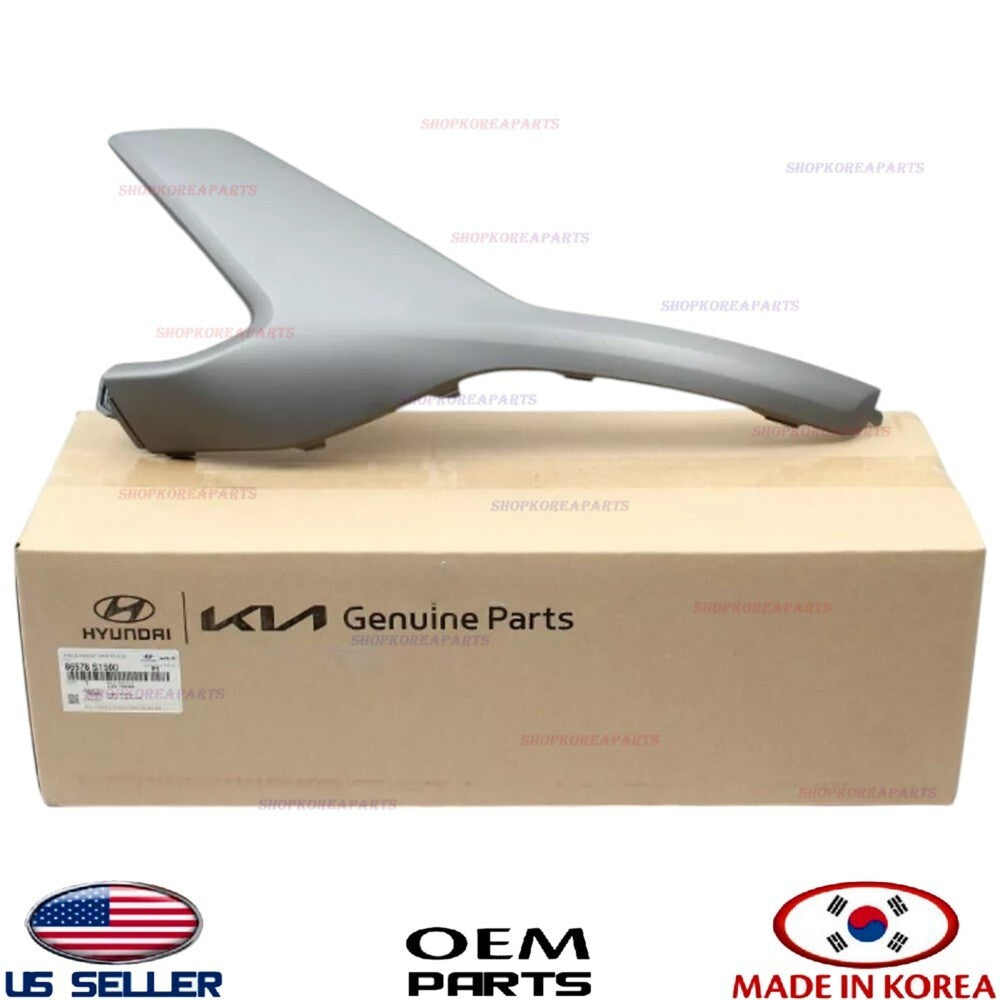 GENUINE OEM Front Skid Plate Bumper Lower Left Driver Side GRAY 2021-23 Santa Fe