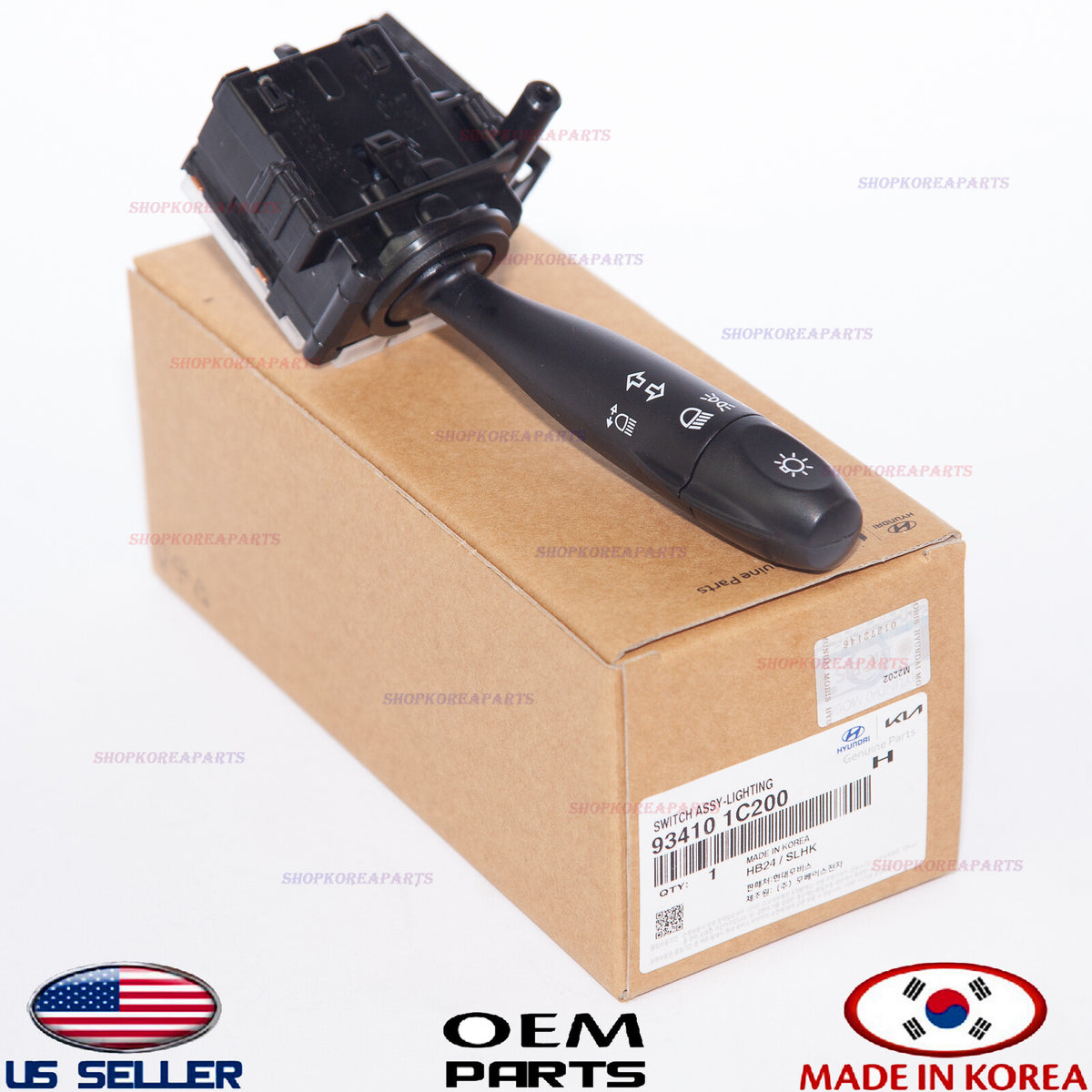 GENUINE Turn Signal & Headlight Arm Switch ⭐OEM⭐ Hyundai Getz 93410-1C200