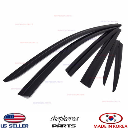 SMOKE DOOR VISOR VENT WINDOW DEFLECTOR fits NISSAN MURANO 2015-2021 ⭐set 6pcs⭐