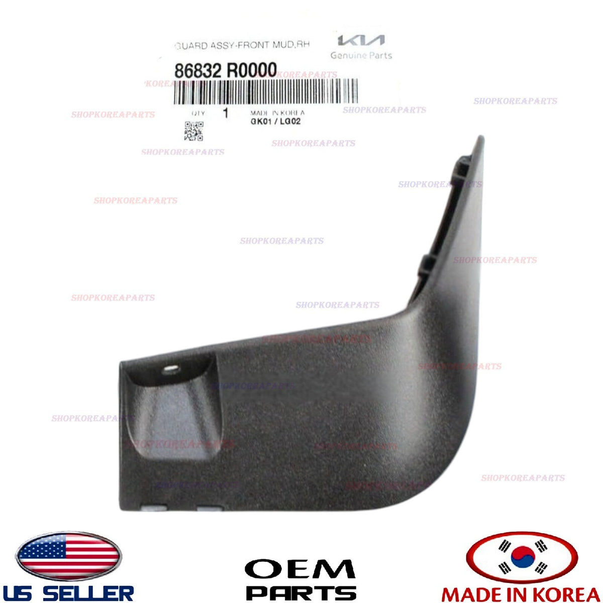 GENUINE Front Right Passenger Side Splash Flap Mud Guard OEM 22-25 Kia Carnival