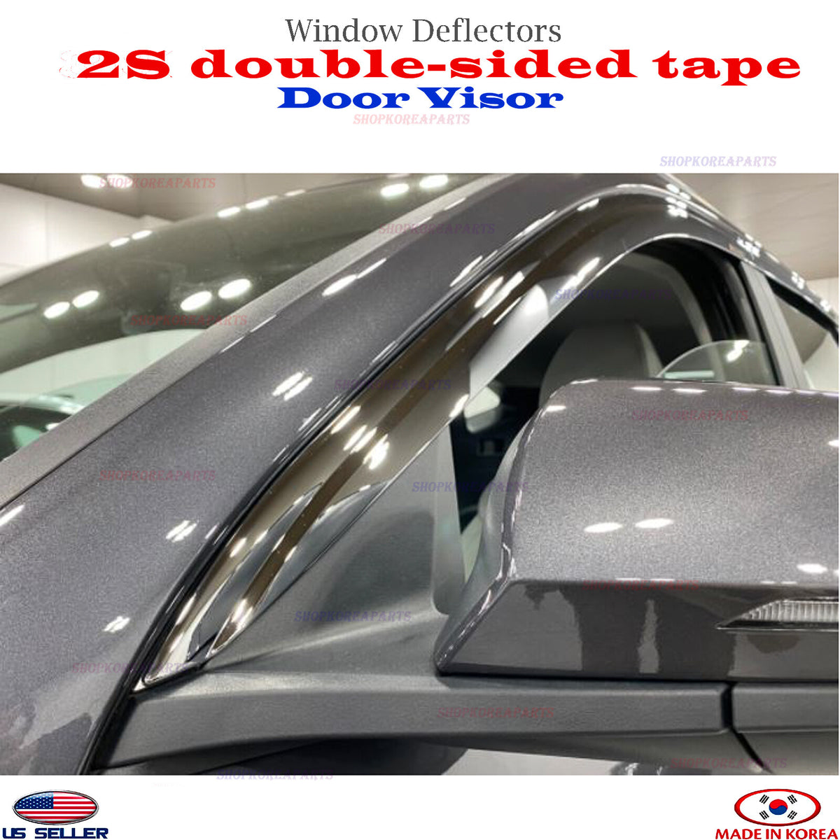 ⭐6pcs⭐ Window Door Visor Vent Shade Rain Guard fits 2022-2025 Hyundai Tucson