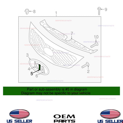 GENUINE OEM "I" Letter Front Emblem 2011-2013 Kia Sorento 86355-2P000