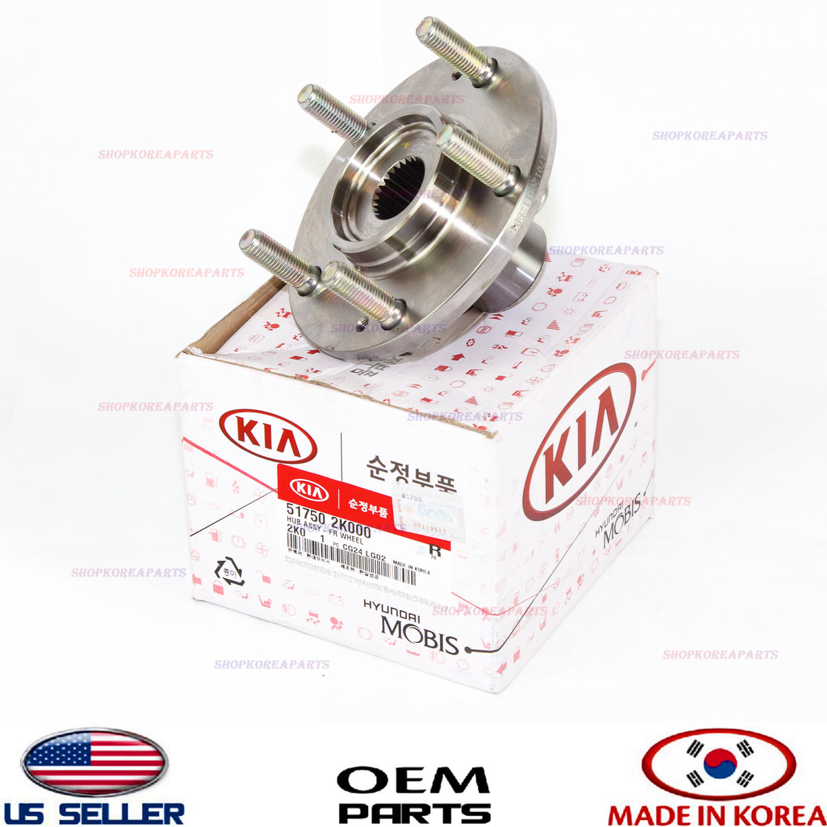 GENUINE Front Wheel Hub Assembly OEM Kia Soul 2010-2016 / Kia Soul EV 2015-2019