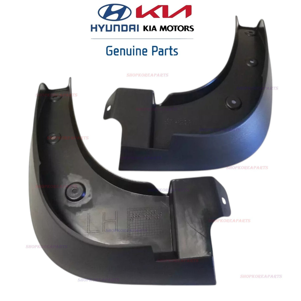 FITS: 14 - 16 KIA SOUL FRONT SPLASH GUARD MUD FLAP SET OEM NEW