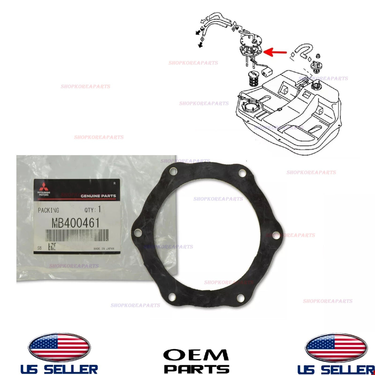GENUINE OEM Fuel Pump Tank Seal 1989-2004 Mitsubishi *See List