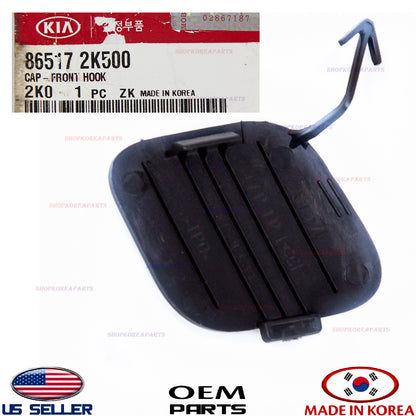 GENUINE Front Bumper -Tow Eye Hook Cap Cover OEM Kia Soul 2012-2013 865172K500