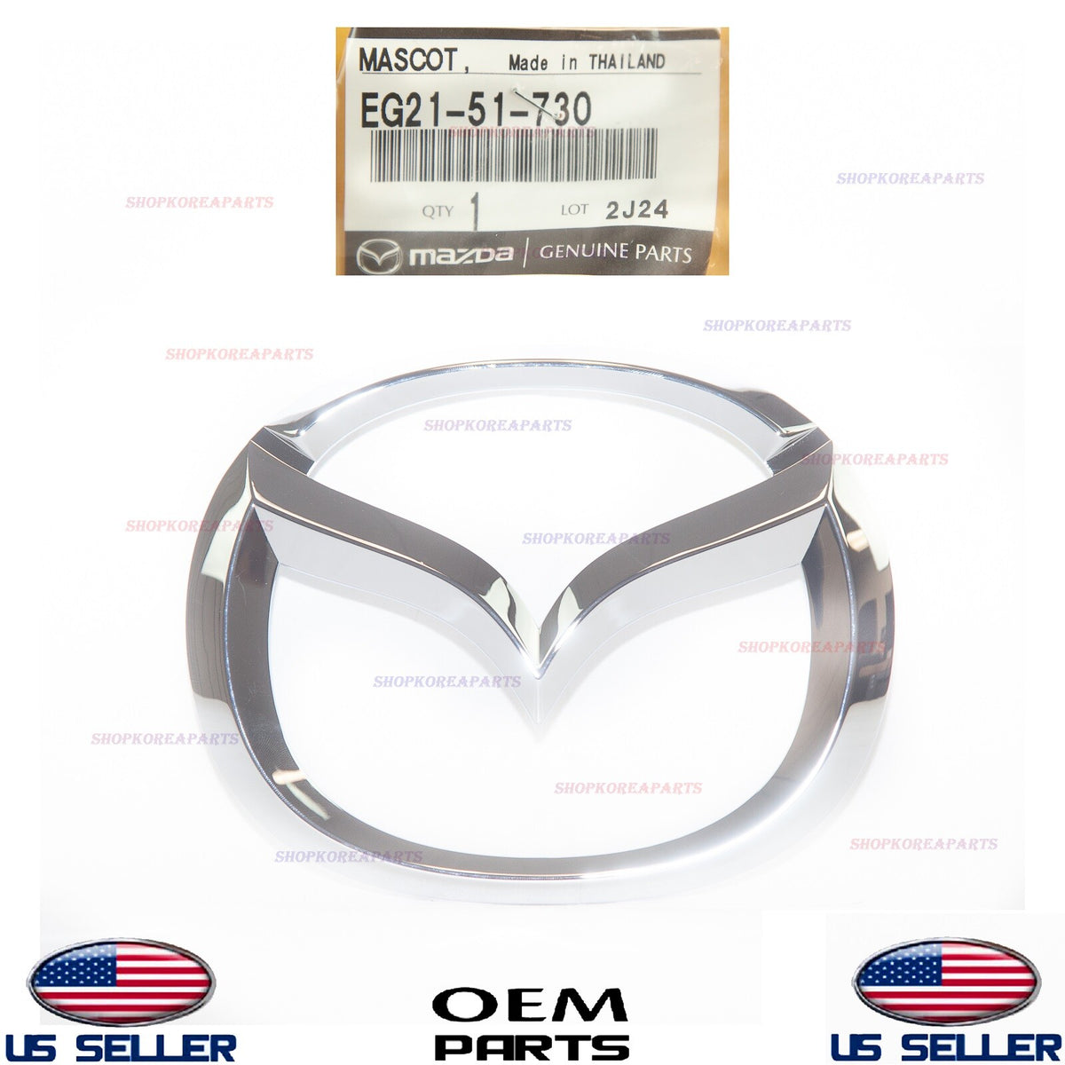 GENUINE Front Emblem Logo Symbol ⭐OEM⭐ Mazda CX-7 CX-9 2007-2012 EG21-51-730