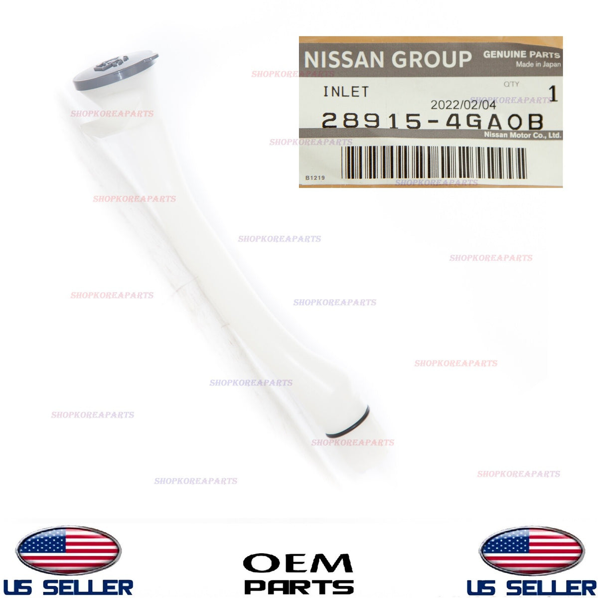 Reservoir Water Tank Inlet Pipe ⭐OEM⭐ Infiniti Q50 2014-2023 Q60 2017-2022