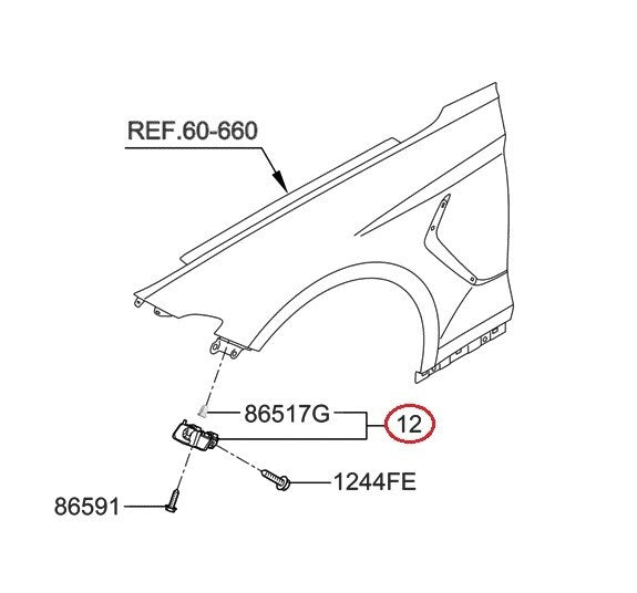 GENUINE Front Bumper Bracket Mounting LEFT Driver Side OEM Genesis G70 2019-2021