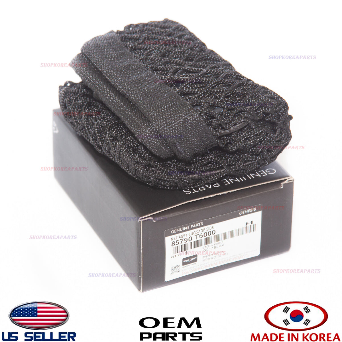 GENUINE Black Luggage Net ⭐OEM⭐ Genesis GV70 GV80 2021-2025 85790-T6000