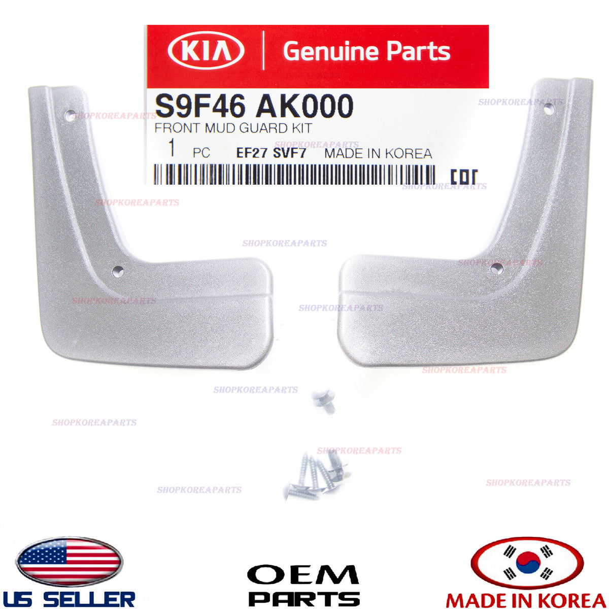 GENUINE Mud Guards Flaps Splash Shield FRONT 2pcs ⭐OEM⭐ KIA TELLURIDE 2020-2024