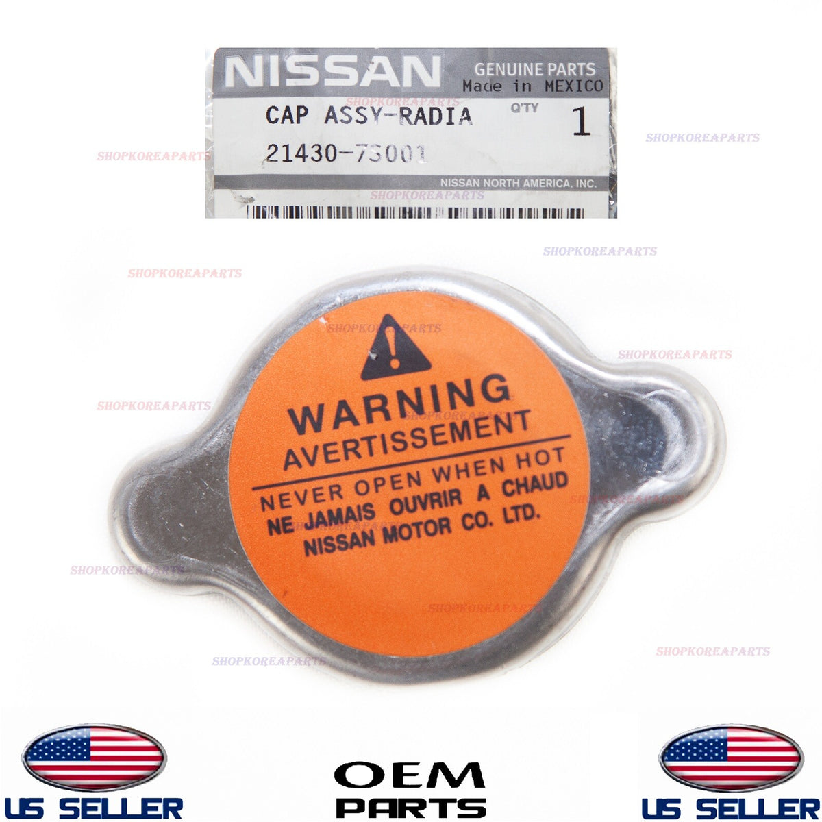 GENUINE Engine Coolant Radiator Cap OEM Nissan Infiniti *See compatibility