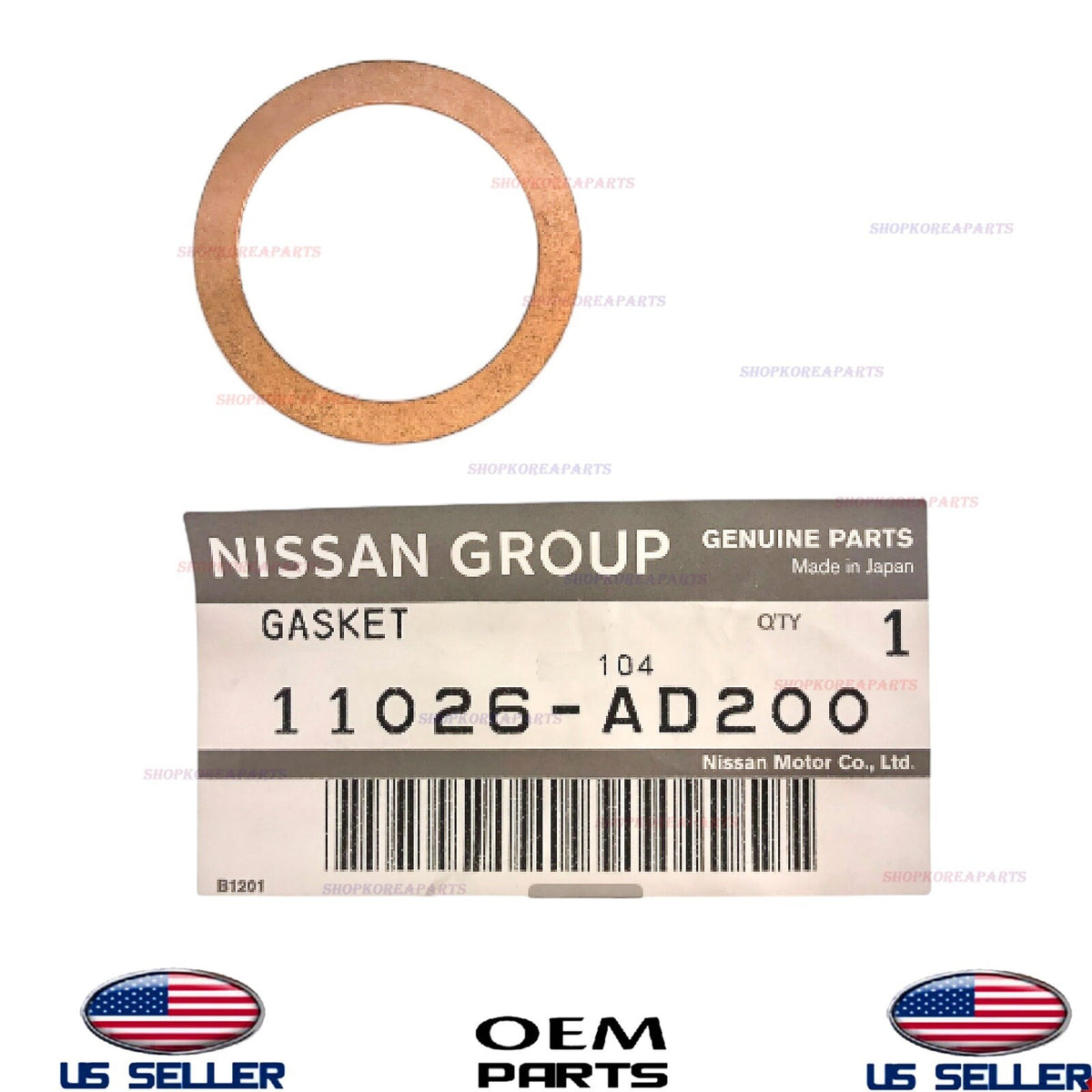 GENUINE Turbocharger Oil Line Gasket ⭐ 3.0L Nissan Z Infiniti Q50 Q60 *See List