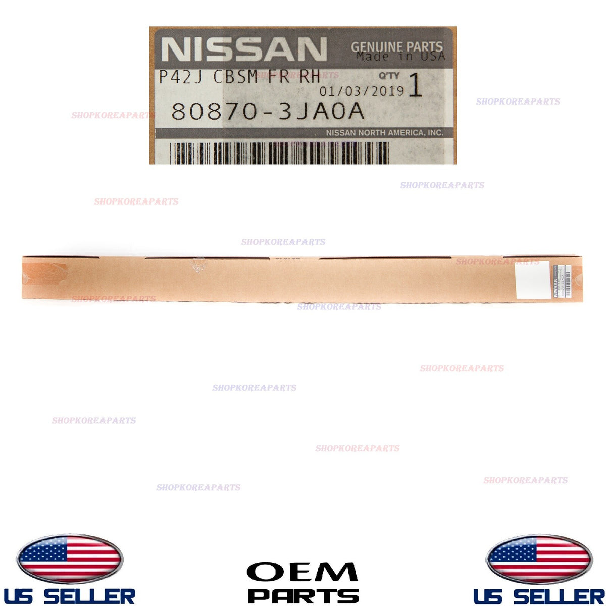 ✅GENUINE✅ Front Door Chrome Moulding Passenger Side OEM INFINITI JX35 QX60 13-20