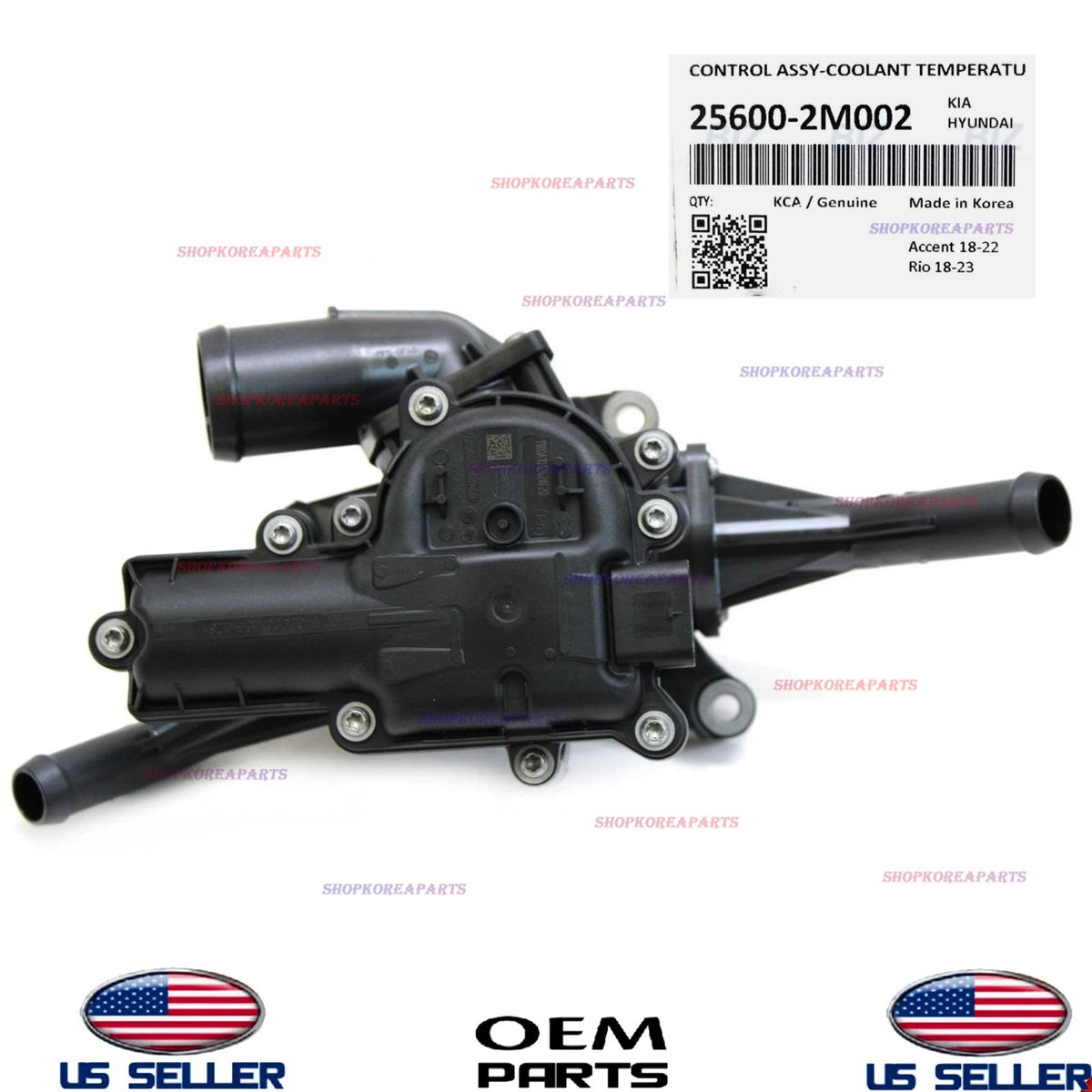 GENUINE Thermostat Housing Unit ⭐OEM⭐ Hyundai Accent Kia Rio 1.6L 2020-2023