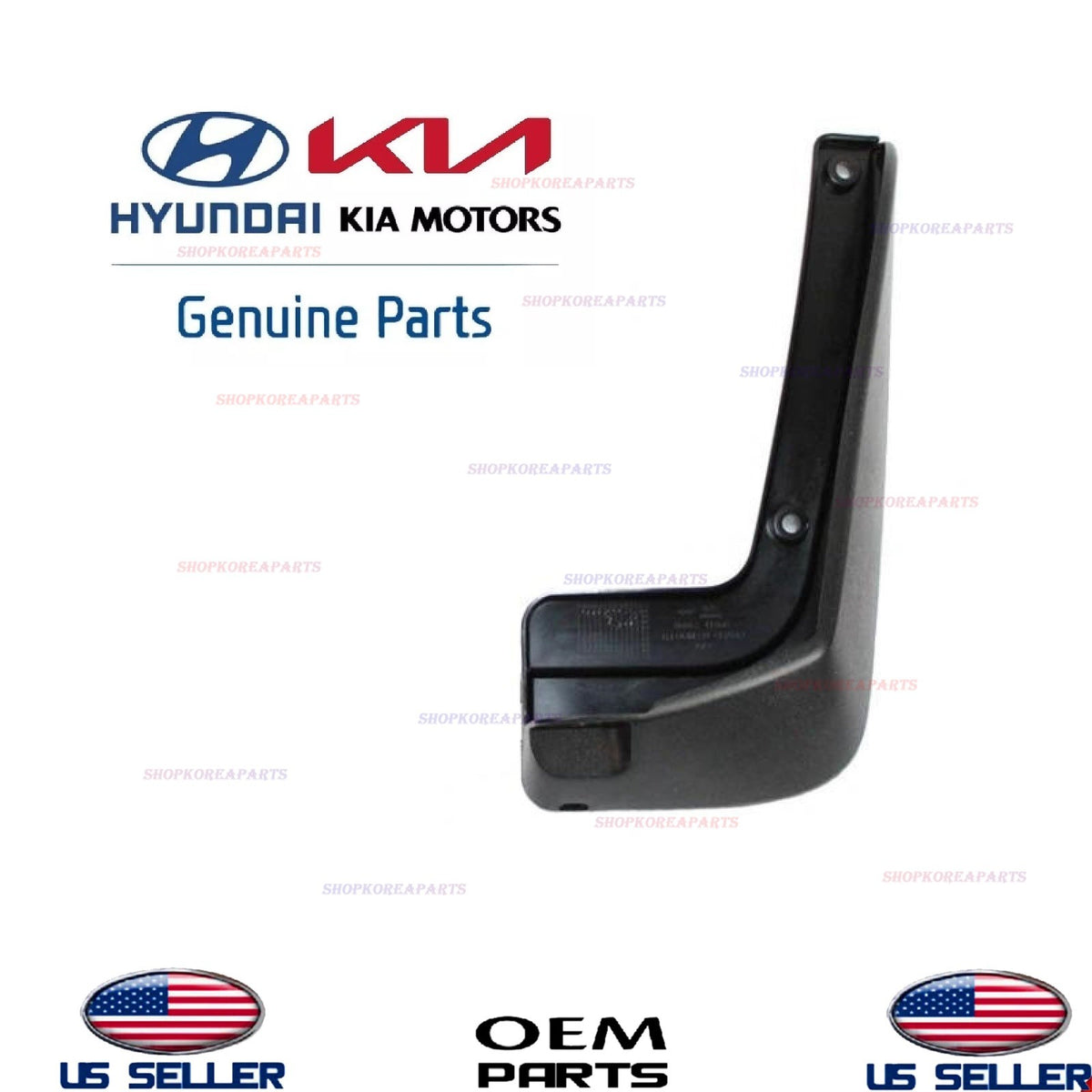 OEM Mud Guard Flaps Splash Shield Rear RIGHT Passenger 2019-20 Hyundai Santa Fe