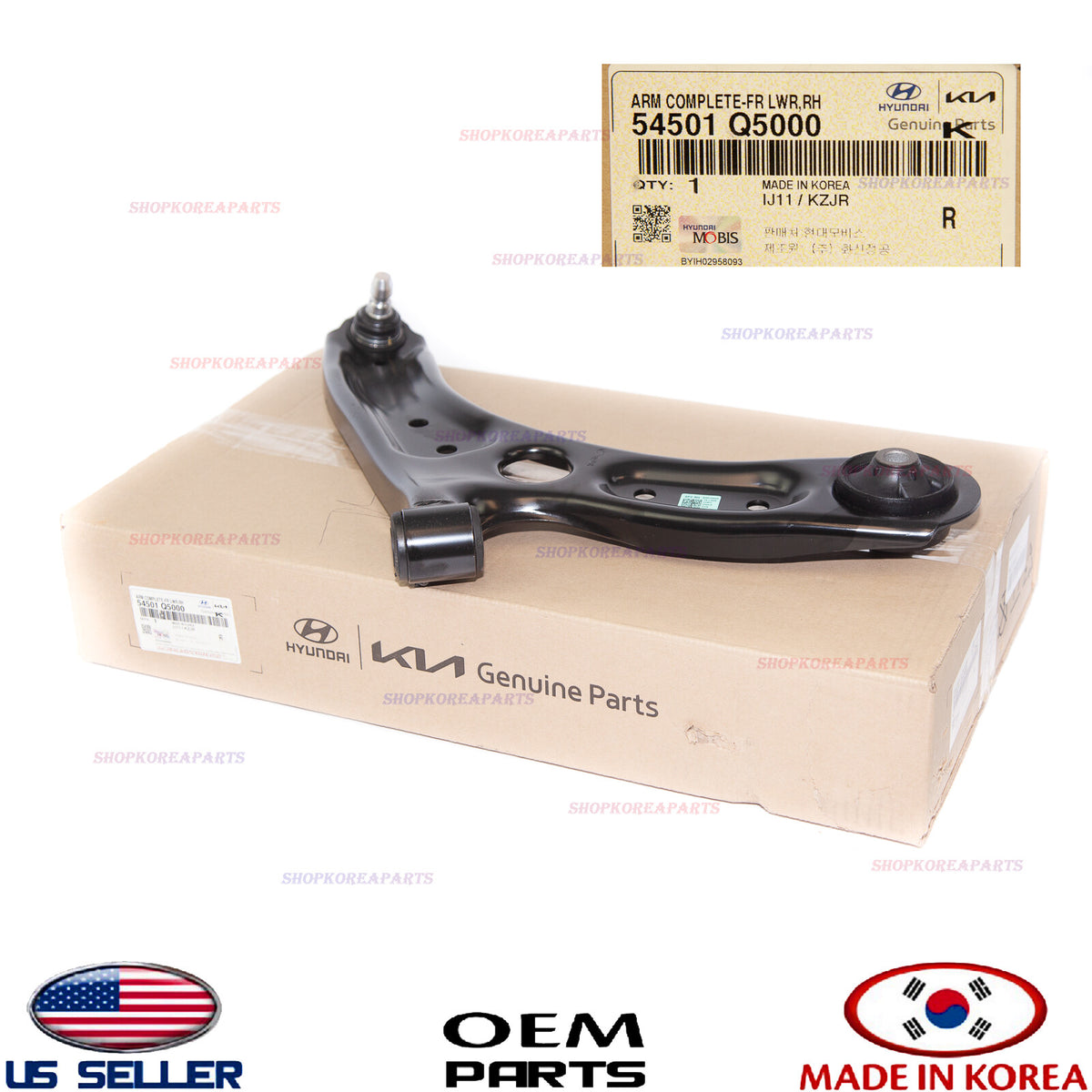 GENUINE OEM Front Lower Control Arm RIGHT Passenger 2020-2025 Kia Seltos