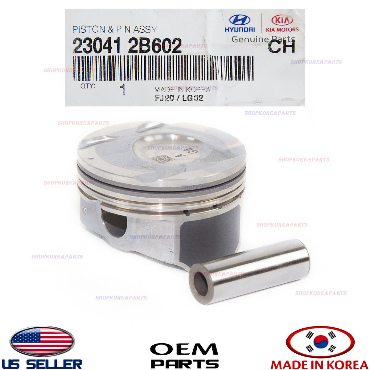 GENUINE Engine Piston & Pin Assy 1.6L STD-A ⭐OEM⭐ HYUNDAI KIA *See compatibility