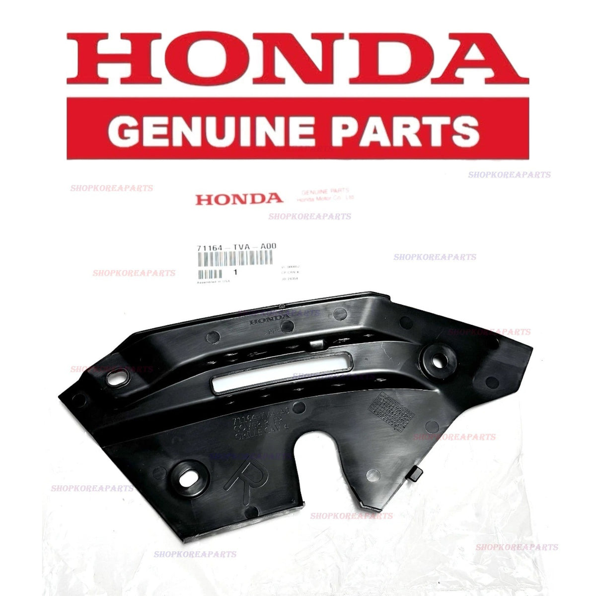 FITS: 18 - 22 HONDA ACCORD FRONT UPPER GRILLE GUARD SHIELD COVER RH OEM NEW