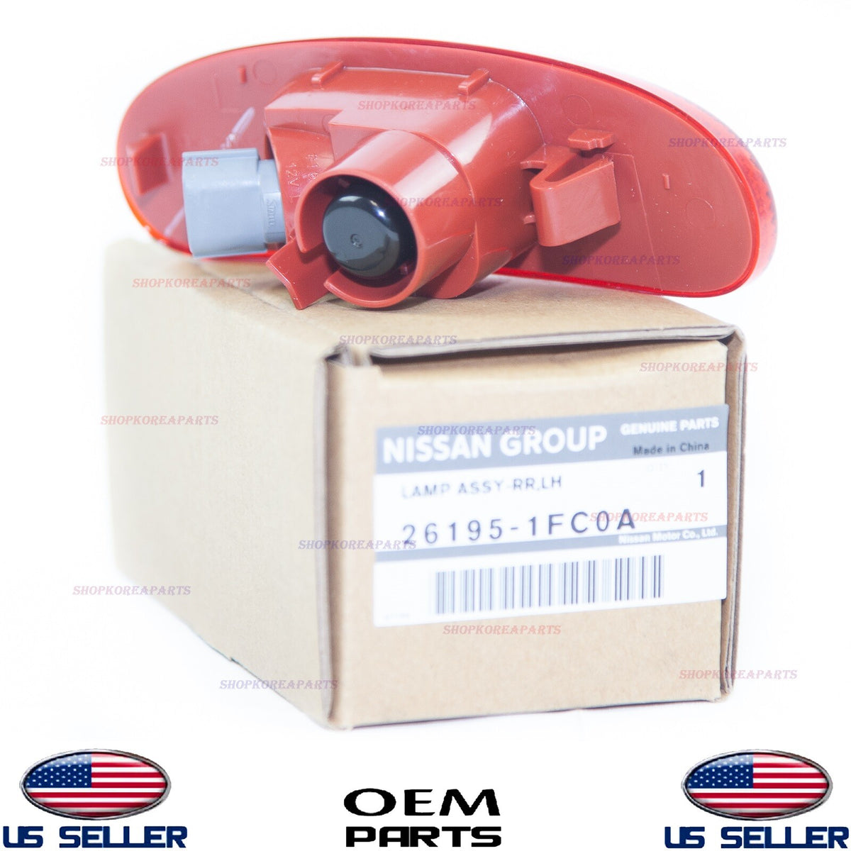 GENUINE Rear Bumper Side Marker Light Lamp Left Driver Side OEM CUBE Z12 2009-14