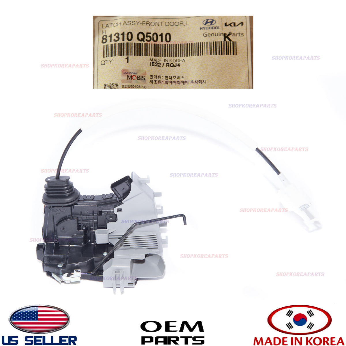 GENUINE Latch Lock Motor Actuator Front LEFT Driver Side ⭐OEM⭐ Seltos 2021-2025