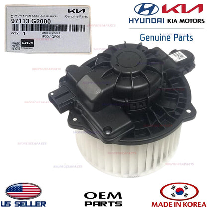 GENUINE OEM HVAC Heater Blower Motor w/Wheel 19-24 Kia Forte | 17-22 Niro Ioniq