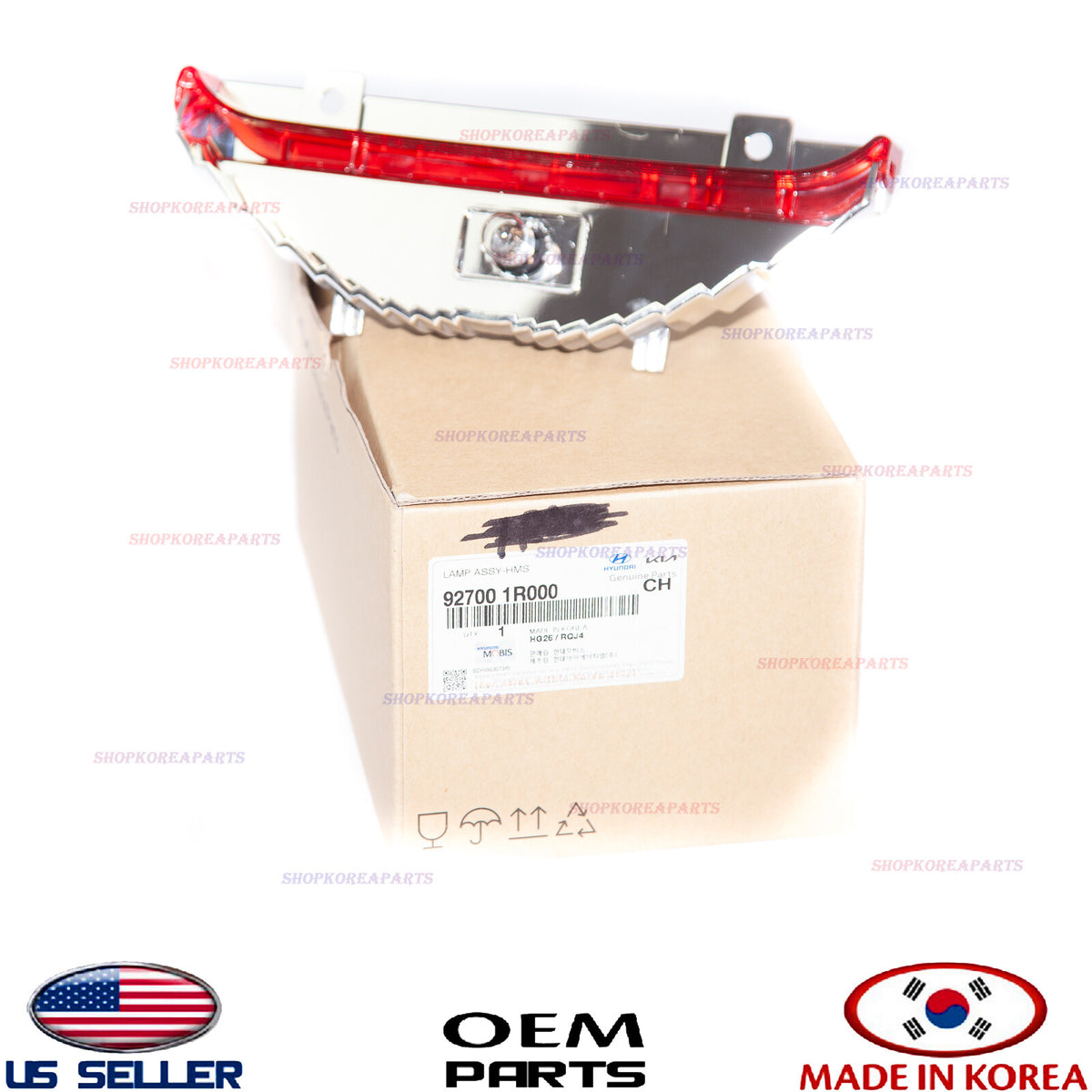 GENUINE High Mounted Stop Lamp 3rd Brake Stop OEM Hyundai Accent Sedan 2012-2017