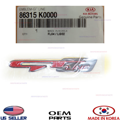 GENUINE Trunk Lid Emblem Liftgate Nameplate GT Line ⭐OEM⭐ KIA SOUL 2020-2024