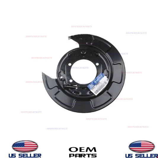 OEM Rear Brake Backing Plate Driver Side 2013-2018 Santa Fe 2014-2015 Sorento