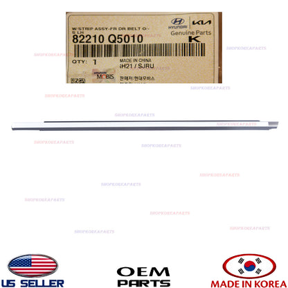 GENUINE Outside Weatherstrip Front Door LEFT Driver Side ⭐OEM⭐ Seltos 2021-2025