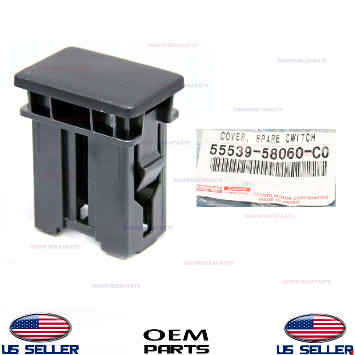 GENUINE Spare Switch Hole Cover ⭐OEM⭐ Toyota Lexus *See Compatibility